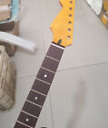 Left hand yellow glossy flame maple electric guitar neck 22fret Rosewood 25.5