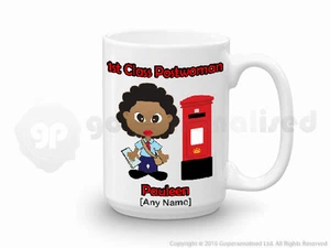 Taza grande personalizada cartero regalo novedad postie femenino regalo #3 - Imagen 1 de 4