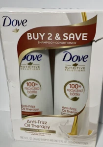 Dove Nutritive Solutions Shampoo And Conditioner Anti-Frizz Therapy 12 oz, Ct 2 - Picture 1 of 1