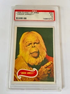 Planet of the Apes Trading Card 1969 Topps Dr Zaius PSA 5 Under Arrest #40 movie - Picture 1 of 2
