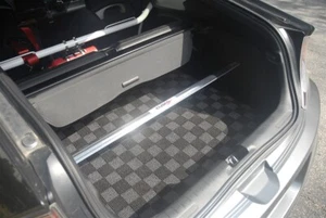 Alfombrillas alfombrillas maletero trasero a cuadros P2M para Honda CRZ 2010-16 ZF1 ZF2 Race - Imagen 1 de 5