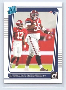 2021 Donruss Christian Barmore New England Patriots RR,RC349 - Picture 1 of 2