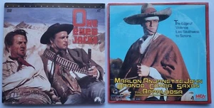 THE APPALOOSA & ONE EYED JACKS Laserdisc LD LOT BRAND NEW Marlon Brando Western - Foto 1 di 2