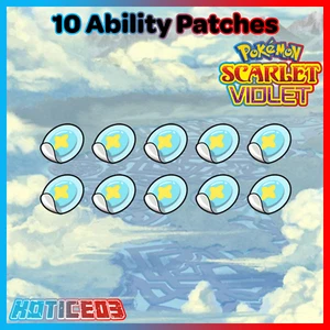 10 Ability Patches Held by ✨ 6IV Shinies ✨ Pokemon Scarlet & Violet - Picture 1 of 24