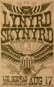 Lynard Skynard , concert poster 13"x19" FREE DOMESTC SHIPPING(449) - Picture 1 of 1