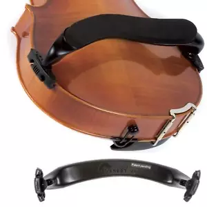 Everest Adjustable Viola Shoulder Rest 15 to 16.5 inch Black Finish - Picture 1 of 5