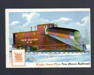 Rails and Sails (1955) - Card # 31 - TOPPS - Wedge Plow - Picture 1 of 2