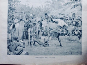 1895 Execution Congo 1 Journal Ancient - Picture 1 of 1