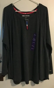 NWT Tommy Hilfiger XXL Gray Long-Sleeve $59 retail Tee (T) Shirt CLEARANCE SALE - Picture 1 of 7
