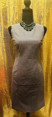 Petite Sophisticate Dress Women 0 Gray with extra Lining. - Image 1 of 4
