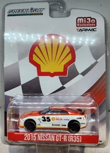 Greenlight 2015 Nissan GT-R (R35) 2017 Tarmac Works SHELL/China MIJO ONLY Ltd Ed - Picture 1 of 3