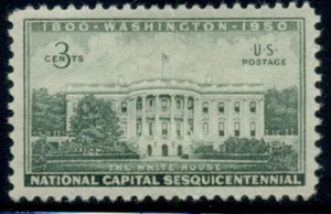 #990, 3¢ LOTE DE 400 SELLOS DE LA CASA BLANCA, COMO NUEVOS - ¡DALE SABOR A TUS CORREOS! - Imagen 1 de 1