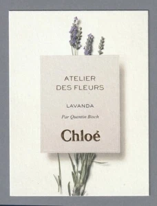 Carte publicitaire - advertising card - Atelier des Fleurs Lavanda de Chloé - Imagen 1 de 1