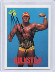 HULK HOGAN 1990 CLASSIC AUTOGRAPH CARD HAND SIGNED SUPER RARE! WWE SUPERSTAR