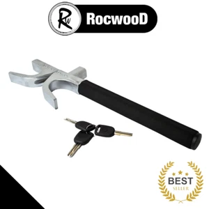 Lenkradschloss strapazierfähig RocwooD Hochsicherheit Auto Van Diebstahlsicherung 3 Schlüssel - Bild 1 von 7