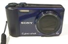 Sony Cyber-Shot DSC-H70 Digital Camera 16.1 MP 10x Optical TESTED WORKING Blue