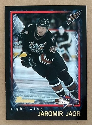 2001-02 JAROMIR JAGR TOPPS BOWMAN YOUNG STARS HOCKEY CARD #4 WASHINGTON CAPITALS - Image 1 of 2