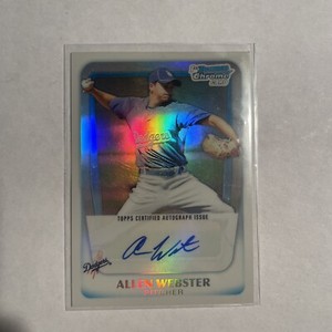 ALLEN WEBSTER MLB 2011 Bowman Chrome Refractor RC Auto /500 #BCP89 Card