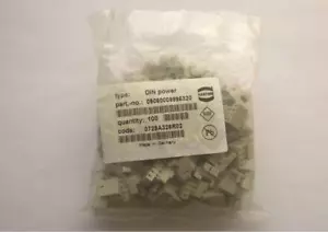 YSM103 Qtà 100 pz 09060009995320 DIN 41612 DIN-Power Staffa di fissaggio sinistra 15 mm L - Foto 1 di 3