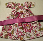 Colonial Williamsburg Dress w ribbon for 18" Doll - American Girl  Bright Colors