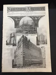 New Astoria Hotel NY 1897 Alaska Klondike Yukon RR Survey- Magic Flower Trick - Foto 1 di 7