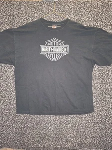 Harley Davidson Shirt Mens 3XLarge Black Logo Cancun Mexico Graphic Tee - Picture 1 of 7