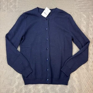 Crewcuts Girls Navy Blue Button-Up Cardigan ~ 12 - Picture 1 of 9