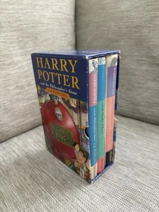 Harry Potter J.K Rowling Trilogie 1-3 Buch Set Originalverpackt HB Ted Smart Frühdruck - Bild 1 von 22
