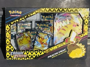 Pokémon TCG Sword & Shield Game Crown Zenith Pikachu VMAX Special Collection Box - Picture 1 of 2