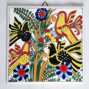 Acapulco Paradiesvogel hängende Fliese bunt Colorblock Griechenland Knossos LTD - Bild 1 von 3