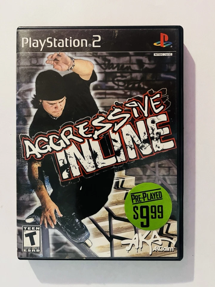 Aggressive Inline Skate Game Sony PlayStation 2 2002  - Image 1 of 2