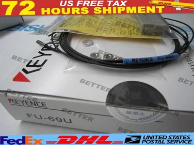 1PCS Keyence FU-69U Fiber Optic Sensor New In Box US Free TAX  US Free TAX - Image 1 of 3