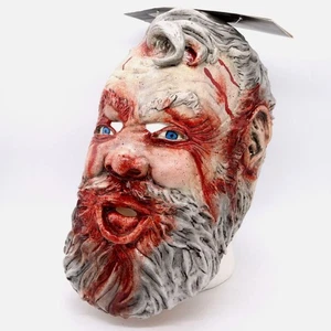 Evil Santa Erwachsene Latex Vollgesichtsmaske Halloween Cosplay gruselige Produktionen - Bild 1 von 6