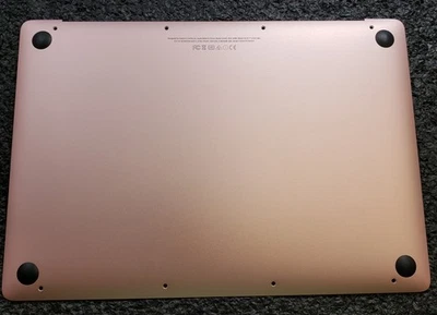 Capa inferior Apple MacBook 12 polegadas meados de 2017 com bateria ouro rosa 661-06792 - Imagem 1 de 2