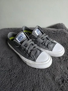 Converse Chuck Taylor II 2 All Star Lunarlon Low Top trainers gray UK 4.5 EU37 - Picture 1 of 9