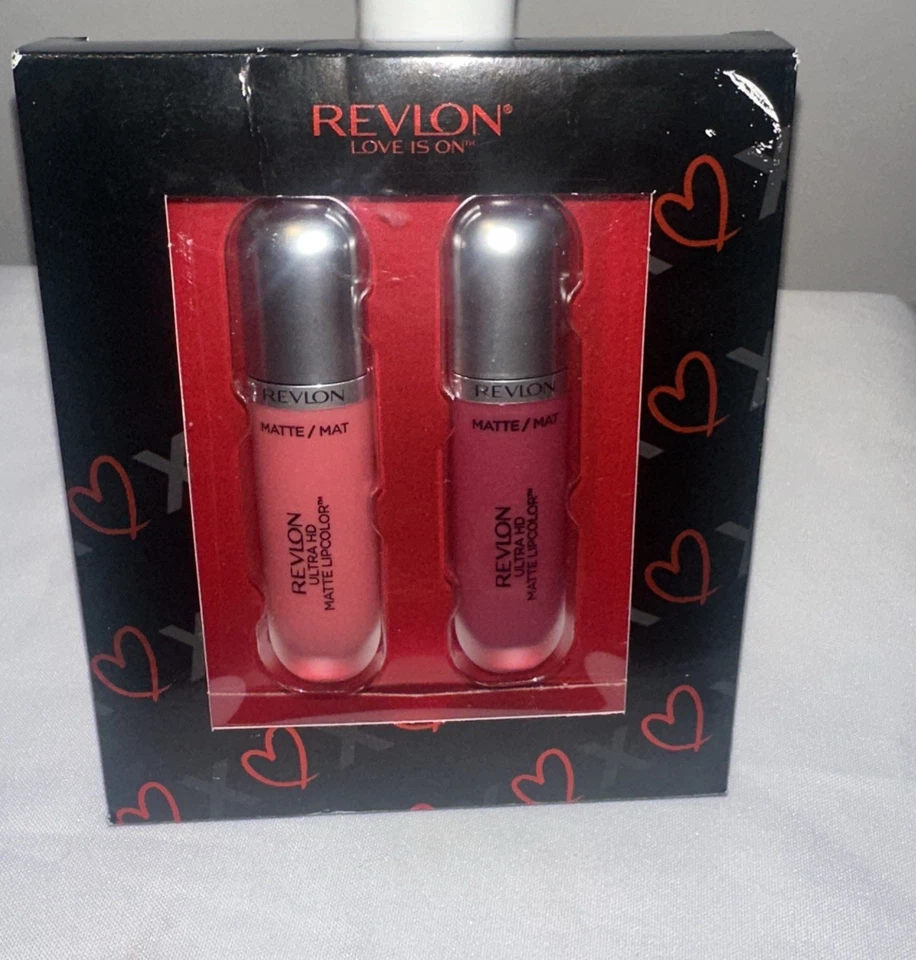 Revlon Ultra HD Matte Lip Color New In Box Gift Set 2 Lip Colors - Image 1 of 1