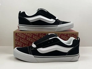 Vans Knu Skool Skating Turnschuhe Herren Größe 12 schwarz/weiß VN0009QC6BT - Bild 1 von 5