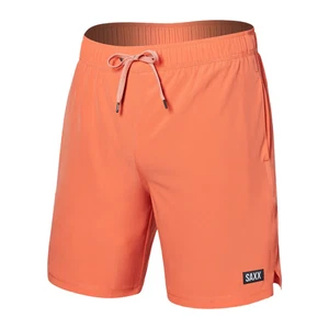 SAXX Oh Buoy 7" 2N1 Volley Swim Trunks Ballpark Pouch Men's XL Cantelope NWT - Picture 1 of 8