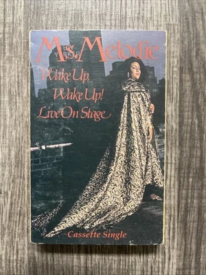 Ms. Melodie - Wake Up, Wake Up!/Live On Stage Cassette Single (1989) - Image 1 of 4