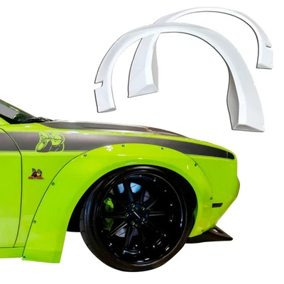 ModeloDrive FRP LBPE Wide Body Fender Flares (front) for Challenger Dodge 08-18 Foto 1 de 4