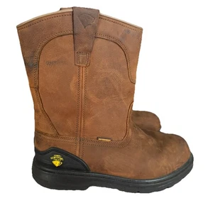 Herman Survivors Herren Wasserdicht Zum Überziehen Leder Stiefel Größe 9 EUC - Bild 1 von 11