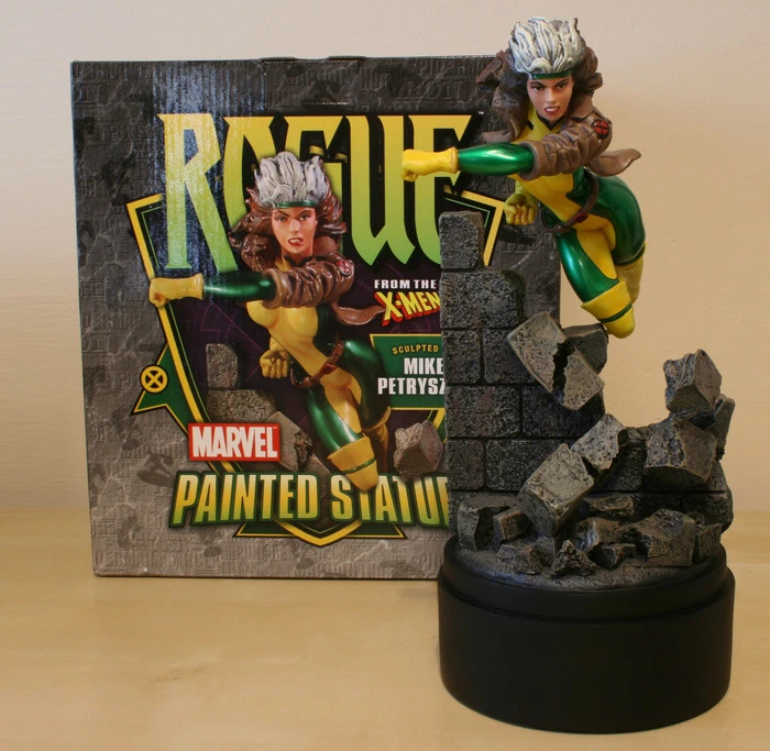 Estatua de Bowen Designs Rogue baja #004/1500 FIGURA DE JIM LEE X-MEN MARVEL SIDESHOWE Foto 1 de 4