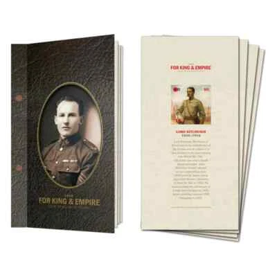 Nueva Zelanda 2014 1914 Para Rey e Imperio Miniatura Hoja Folleto Foto 1 de 4