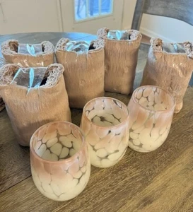 Fritzy Stemless Wine Glasses - Créme Brown Chameleon (8) - Picture 1 of 7