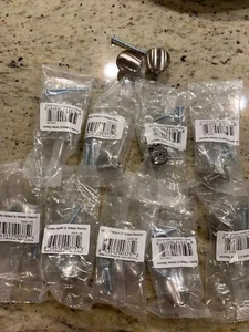 Satin Nickel Kitchen Cabinet Knob Vanity Knobs Furniture Hardware Lot Of 11 - Picture 1 of 3