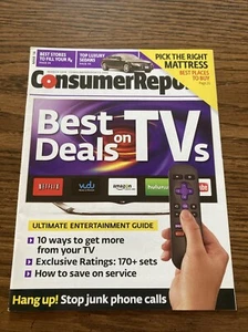 CONSUMER REPORTS-Magazine March 2014 Best On TVs Deals - Picture 1 of 3