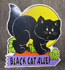 BLACK CAT ALLEY Yard Art Sign Black Cat Impact Plastics 2000 Halloween Vtg