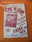 Partition Come La Luna Tango Argentin Mambo En Vog Panam