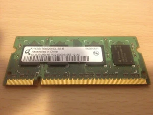 Qimonda - 1 x 512MB DDR2-PC2-5300 - SODIMM 667MHz NON-ECC - 200 Pin - (PC/MAC) - Picture 1 of 1