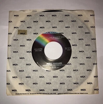 Country 45 Merle Haggard - If We're Not Back In Love By Monday / I Think It's... - Image 1 of 4